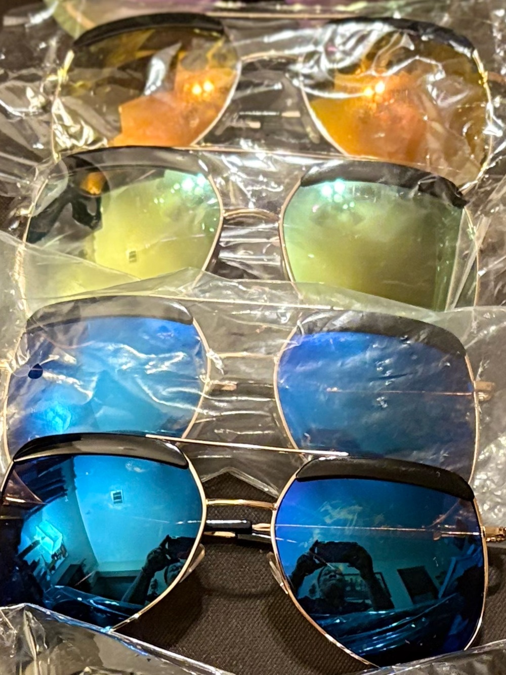 Stylish Square Sunglasses Bulk Set